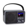 Ocean Digital WR-330 Wi-Fi Internet FM Radio Portable with Hand Strap and Passive Bass Radiator Preset Keys Rechargeable Battery Bluetooth Receiver Stress Relief Relaxation 2.4 Color Display view 4