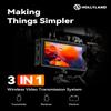 Hollyland Mars M1 Enhanced Wireless Transmitter & Receiver & Monitor, 3-in-1, SDI/HDMI Wireless Video Transmission System with 450ft (150m) Los Range and 0.08s Ultra-Low Latency, Duo Kit view 3