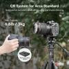 Bundle: SmallRig Selection Tripod Fluid Head with Top Handle with 3/8"-16 Locating Pins for ARRI Grip for Camera Cage and Field Monitor Mount Monitor Holder Swivel view 2