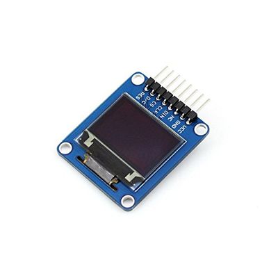 0.95inch RGB OLED(A) Compatible with Raspberry Pi/Jetson Nano/Arduino/STM32 9664 Resolution SPI Interface Curved/Horizontal Pinheader