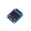0.95inch RGB OLED(A) Compatible with Raspberry Pi/Jetson Nano/Arduino/STM32 9664 Resolution SPI Interface Curved/Horizontal Pinheader view 1