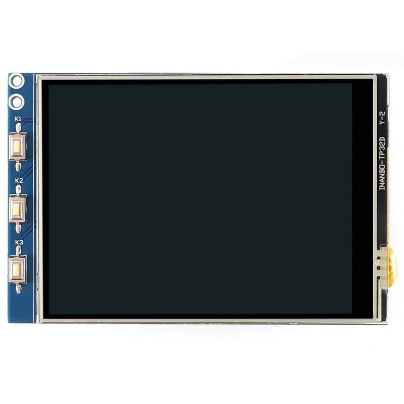 3.2inch Resistive Touch Display (B) Compatible with Raspberry Pi/Jetson Nano/Arduino/STM32 320240 Pixel Resolution SPI Touch Port