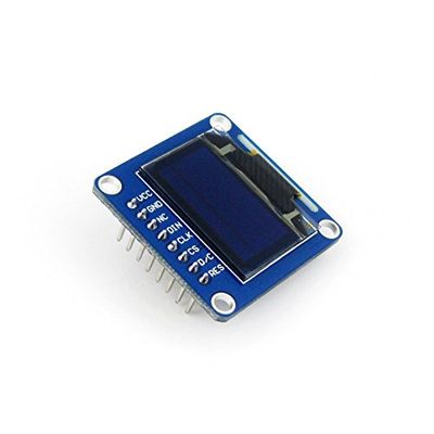 0.96inch OLED(B) Compatible with Raspberry Pi/Jetson Nano/Arduino/STM32 128*64 Resolution 3-wire/4-wire SPI I2C Interfaces Straight/Vertical Pinheader