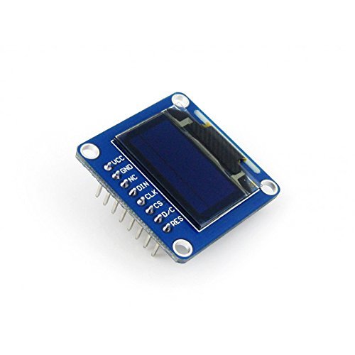 0.96inch OLED(B) Compatible with Raspberry Pi/Jetson Nano/Arduino/STM32 128*64 Resolution 3-wire/4-wire SPI I2C Interfaces Straight/Vertical Pinheader