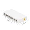 100240V 8 Port Gigabit Ethernet Switch with Plug and Play Intelligent Forwarding for QoS Data ABS Material (US Plug) view 2