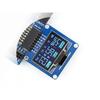 1.3inch OLED(A) Compatible with Raspberry Pi/Jetson Nano/Arduino/STM32 128*64 Resolution 3-wire/4-wire SPI I2C Interfaces Curved/Horizontal Pinheader view 4