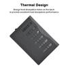 2023 New Laptop Case Cover for 16 inch Lenovo IdeaPad Slim 3 16IRU8 16ABR8 16IAH8[Not for Other Models]Detachable PU Leather Notebook Sleeve Protective Bag with Pen Holder (Dark Grey) view 3