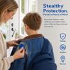 Airtag Holder for Kids Hidden - 4 Pack for AirTag with Safety Pin, GPS Tracker Case Hidden Inside Kids Clothes, Backpack, Luggage, Lightweight Anti-Removal Design view 3