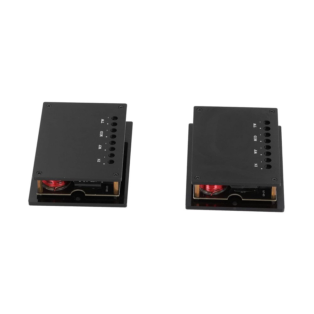 3 Way Audio Filter, 2PCS Audio Frequency Divider 300W Universal for Automobile