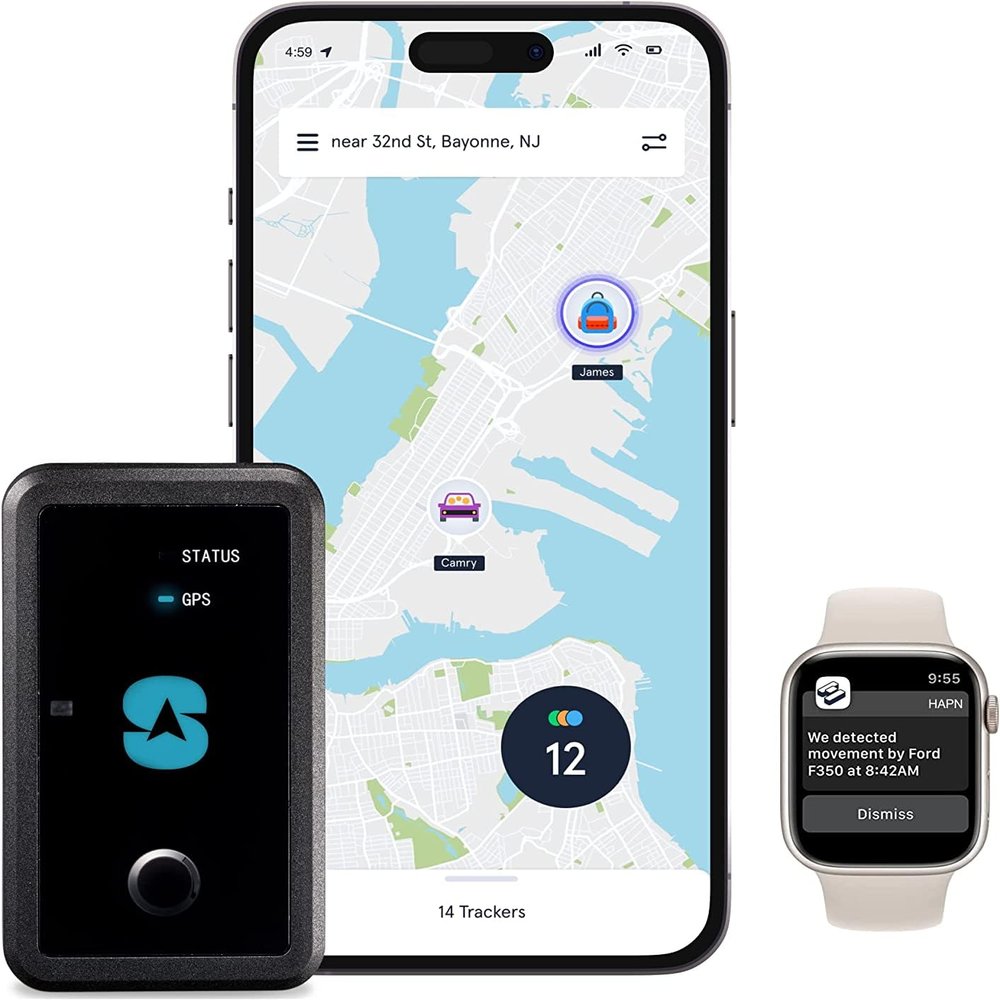Spytec 2-12 Month Weatherproof GPS Tracker for Cars, Vehicles, Loved Ones, Equipment, Trailers, Boats, RV Storage with Magnetic Mount - Unlimited US & Worldwide Real-Time - Low Cost Plan Needed