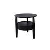LUNIZ Modern Nightstand Bedside Table Round Shelf Living Room Bedroom Bedside Storage Cabinet Bedside Table Triangle Bracket Creative Side Table Bedside Table for Bedroom (Color : A) view 1