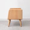 LUNIZ Modern Nightstand Multifunctional Square Bedside Table Rack Bedroom Locker Living Room Coffee Table Bedside Table Semi-Open Bedside Table Bedside Table for Bedroom (Color : A) view 2