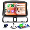 8 Core 4G+64G Android 13 Car Stereo Radio for Honda CRV 2002-2006, Rimoody Wireless Carplay Android auto GPS WiFi 9'' Touchscreen Mirror Link DSP-36 Bluetooth FM/RDS Radio 59 UI + Rear Camera view 1