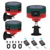 ChunHee Solar Outdoor Motion Sensor Alarm,Barking Dog Alarm & Support Recording,129db Loud Siren,360Motion Activated Detection,13 Kinds of Sound Strobe Light for Home,Farm,Barn,Villa,Yard 3Pack view 1