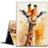 BPQOJB for Galaxy Tab S8 Case Galaxy Tab S7 Case with Adjustable Stand & Auto Wake/Sleep Feature Smart Protect Cover for Samsung Galaxy Tab S8/S7 11 inch - Cute Giraffe view 1