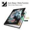 BPQOJB for iPad 9th Generation Case 2021 for iPad 8th/7th Generation Case 2020/2019 for iPad 10.2 Case with Adjustable Stand & Auto Wake/Sleep Smart Protect Cover Case - Floral Flower Horse view 3