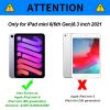 BPQOJB for iPad mini 6 Case for iPad mini 6th Generation Case with Adjustable Stand & Auto Wake/Sleep Feature Smart Protect Cover for iPad mini 6th Gen 8.3 inch 2021 - Red Horse view 2