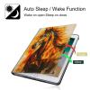 BPQOJB for iPad mini 6 Case for iPad mini 6th Generation Case with Adjustable Stand & Auto Wake/Sleep Feature Smart Protect Cover for iPad mini 6th Gen 8.3 inch 2021 - Red Horse view 3
