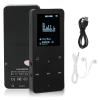 8GB MP3 Players with Bluetooth 4.2, Portable Music Player Support Voice Recorder, Ebook, Video Playback, HiFi Lossless Sound Music Player, Up to 128GB, Earphones Included (Black) view 1