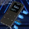 8GB MP3 Players with Bluetooth 4.2, Portable Music Player Support Voice Recorder, Ebook, Video Playback, HiFi Lossless Sound Music Player, Up to 128GB, Earphones Included (Black) view 2