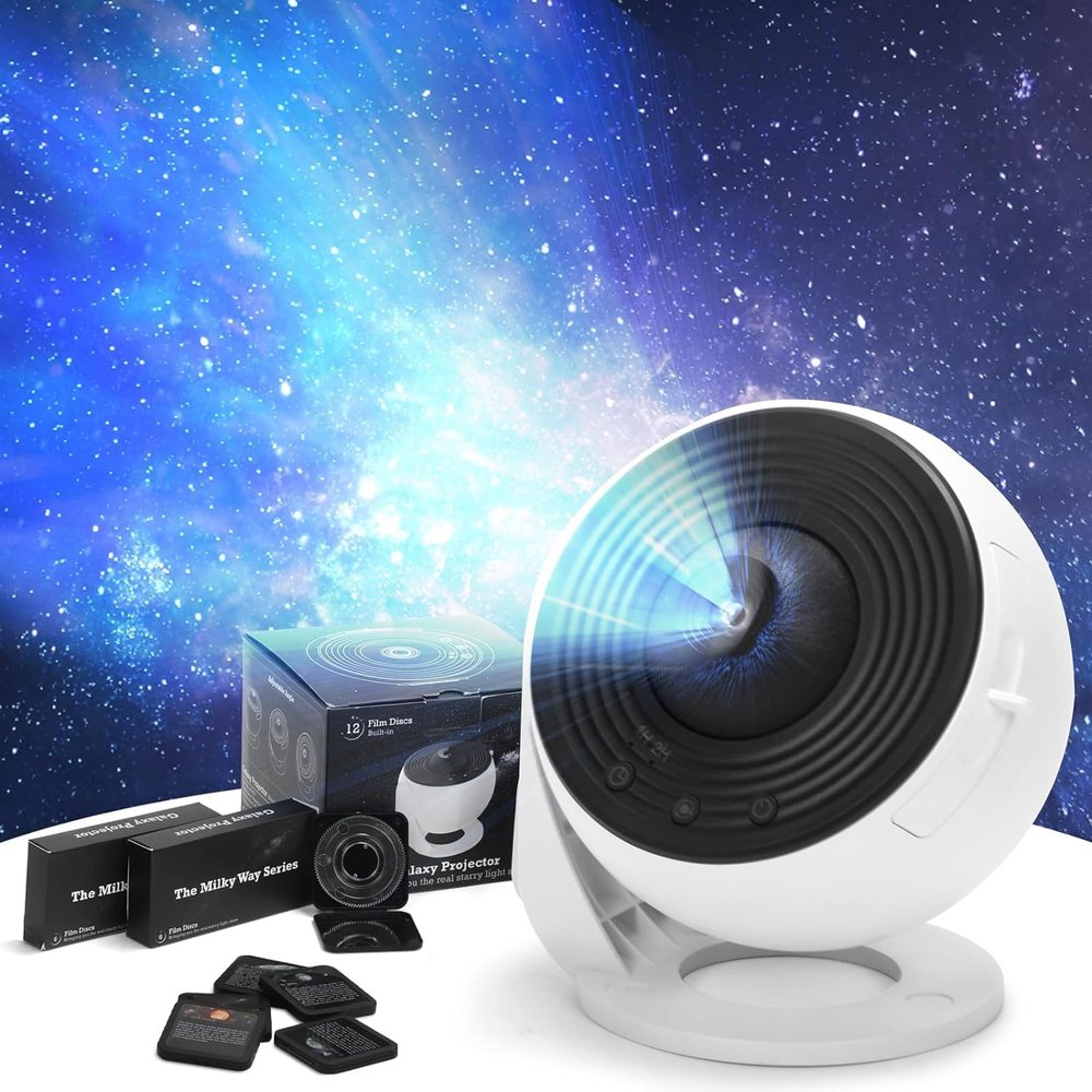 Light Star Projector, 12 Themes Projector Starry Nebula Night Light for Kids Adults, Focusing Romantic Star Projector for Gaming Room Home Theater Bedroom