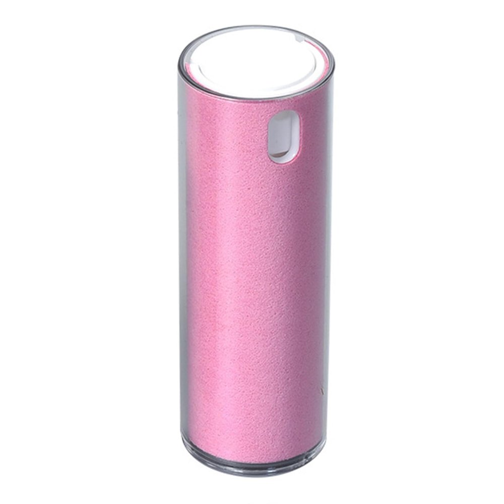 GIFZES Anti-Fingerprint Screen Cleaning Tool 15ml Cleaner Spray with Microfiber Cloth Streak-Free Solution for Phones Tablets Laptops Water Pink 15ml