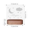 Personalized Night Light Baby Light - Baby Nursery Decor, Custom Night Light with Name Moon and Star Personalized Gift for Kids Baby Room Christmas Gift (Moon and Star) view 4