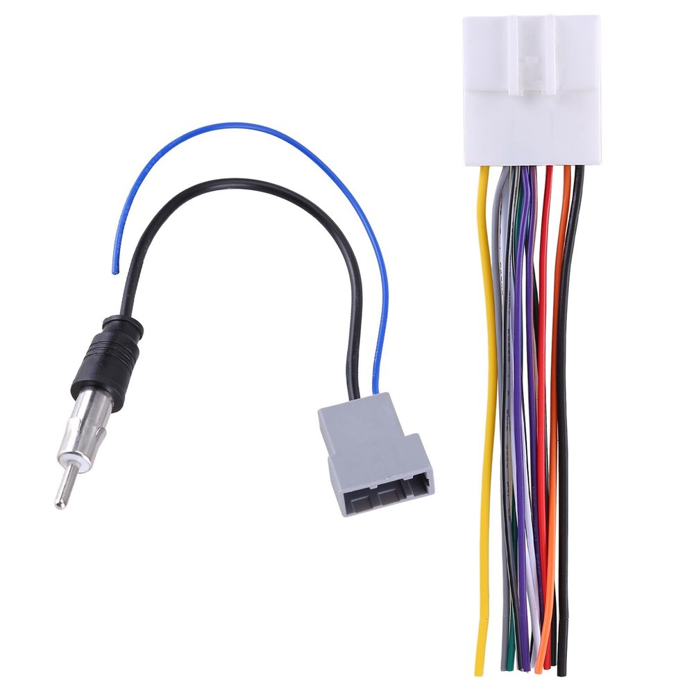 Car Stereo Wire Harness Adapter, Install Adapter Connector Compatible for Nissan 70-7552, Automobile Stereo Radio Harness, Player Wire Cable Kit, Adapter Connector Cable
