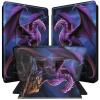 BPQOJB for All-New Kindle Paperwhite Case (11th Generation 6.8 inch 2021 Release) 360 Degree Rotating PU Leather Smart Cover with Auto Wake/Sleep - Cute Purple Dragon view 1