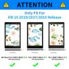 BPQOJB for Kindle Fire HD 10 Tablet Case (5th 7th 9th Generation, 2015 2017 2019 Release) 360 Degree Rotating PU Leather Smart Cover with Auto Wake/Sleep - Mountains Stream Forests view 2