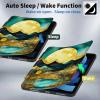 BPQOJB for All-New Kindle 2022 Case 11th Generation 6 inch 2022 Release 360 Degree Rotating PU Leather Smart Cover with Auto Wake/Sleep - Galaxy Moon Mountain view 3