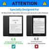 BPQOJB for All-New Kindle Paperwhite Case (11th Generation 6.8 inch 2021 Release) 360 Degree Rotating PU Leather Smart Cover with Auto Wake/Sleep - Cute Fox in The Sunset view 2