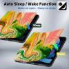 BPQOJB for All-New Kindle Paperwhite Case (10th Generation 6 inch 2018 Release) 360 Degree Rotating PU Leather Smart Cover with Auto Wake/Sleep - Colorful Marble view 3