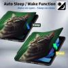 BPQOJB for All-New Kindle Paperwhite Case (10th Generation 6 inch 2018 Release) 360 Degree Rotating PU Leather Smart Cover with Auto Wake/Sleep - Cute Cats view 3
