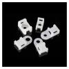 100pcs Cable Tie Mounting Base HC-2 HC-4 Plastic Mount Saddle Clamp Cable Winder White Black (Color : HC-2S-4, Size : Black) view 4