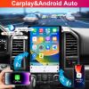 Qualcomm Android 11 Car Radio for Ford F150 F-150 2015-2021 Lobo Wolf Stereo Replacement Head Unit 14.4 Inch IPS Tesla Style Carplay Android Auto Navigation Multimedia Play SYNC3 AUTO AC view 3