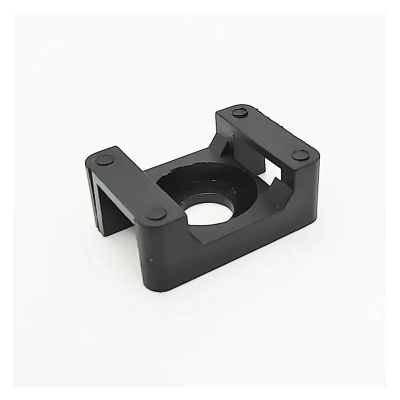 100pcs Cable Tie Base Mount Saddle Wire Fixing Seat Cable Clamp Cable Organizer Wire Clip Holder with Screw Holes HC-1 HC-2 HC-4 (Color : HC-1 4-01)