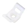 100pcs Cable Tie Mounting Base HC-2 HC-4 Plastic Mount Saddle Clamp Cable Winder White Black (Color : HC-4-5, Size : White) view 1