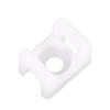 CLENEA 100pcs Cable Tie Base Mount Saddle Wire Fixing Seat Cable Clamp Cable Organizer Wire Clip Holder with Screw Holes HC-1 HC-2 HC-4 (Color : HC-1 4) view 1