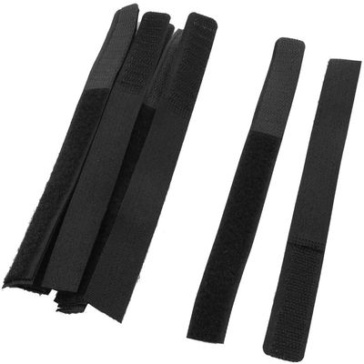 XYWHPGV Desk Wire Self Adhesive Hook Loop Tape Organizer 10 Pieces Black(72a55 fe6c4 0b35b e4566 5d728 9f4c6