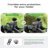 FANAUE CC-04F Anti-theft Handlebar Base Mount Strong Rod Clamp with 1 Inch Ball Head for Rails 0.5" to 2.0" Diameter, Compatible with RAM Mounts B Size Double Socket Arm & Bike Motorcycle Phone Holder view 2