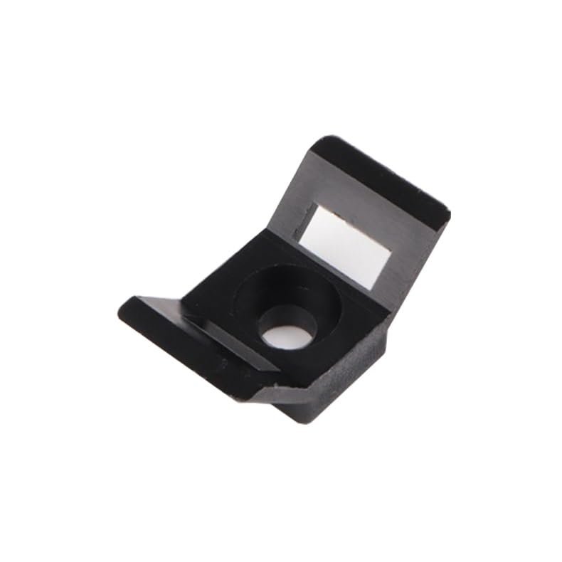 100pcs Cable Tie Mounting Base HC-2 HC-4 Plastic Mount Saddle Clamp Cable Winder White Black (Color : HC-3-5, Size : Black)