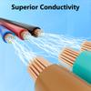 18 Gauge Wire (6-Pack Black/Red/Grey/Blue/Green/Brown, Each 25 FT), 18 AWG Auto Wire, Speaker Audio Security Alarm Control Cable, CCA, Low Voltage Hookup Wire, Stranded Electrical Wires for DIY DC view 4