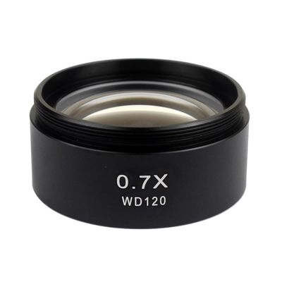 Lab Microscope Slides WD120 SM07 0.7X Barlow Lens for Stereo Microscopes (48mm) Microscope Parts
