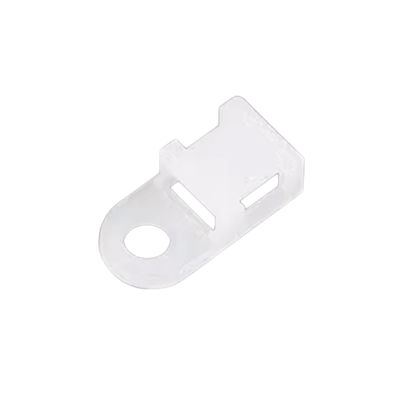 100 PCS Cable Tie Saddle Plastic Mounting Base Cable Clamp Holder Cable Winder Nylon HC-1/2/3/4/5 (Color : HC-0-4 White)