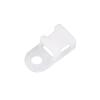 100 PCS Cable Tie Saddle Plastic Mounting Base Cable Clamp Holder Cable Winder Nylon HC-1/2/3/4/5 (Color : HC-0-4 White) view 1