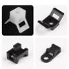 100 PCS Cable Tie Saddle Plastic Mounting Base Cable Clamp Holder Cable Winder Nylon HC-1/2/3/4/5 (Color : HC-0-4 White) view 4