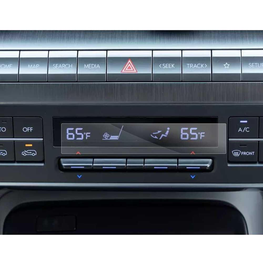 SXCY for 2024 2025 2026 Hyundai Kona Air Conditioning Screen Protector 2024 2025 2026 Kona Accessories Climate Control Display Screen Cover(2PCS Nano AC Screen)