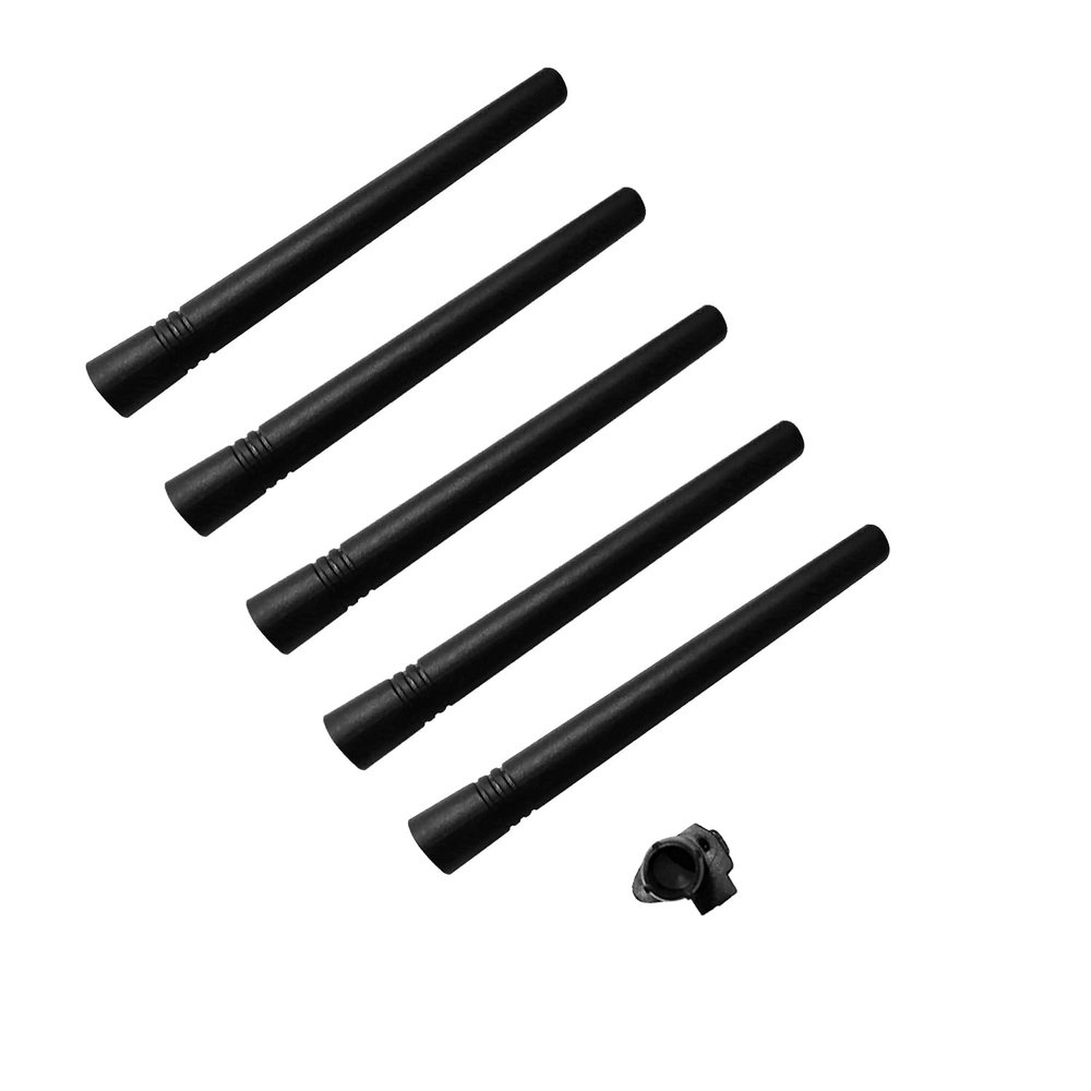5Pack 5.3Inch Antenna Plastics Sleeve Casing Cover Set for CP110 EP150 A10 A12 RDU2020 RDV2020 RDU4100 RDV5100 Radio
