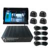 Hikway 4G 360 Surround View Monitoring System mdvr with 1080P fisheye Cameras and Monitor and Cables view 1